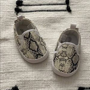 Snake Skin Slip Ons